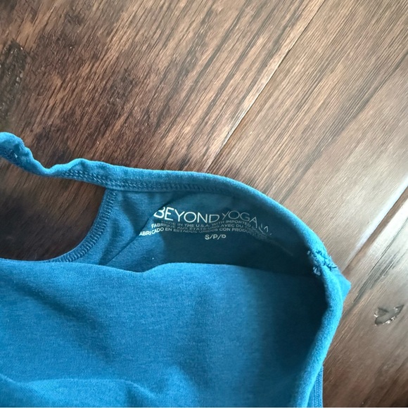 Beyond Yoga Spacedye Caught In The Midi High Waisted Legging SET in Teal, Small - Picture 9 of 10